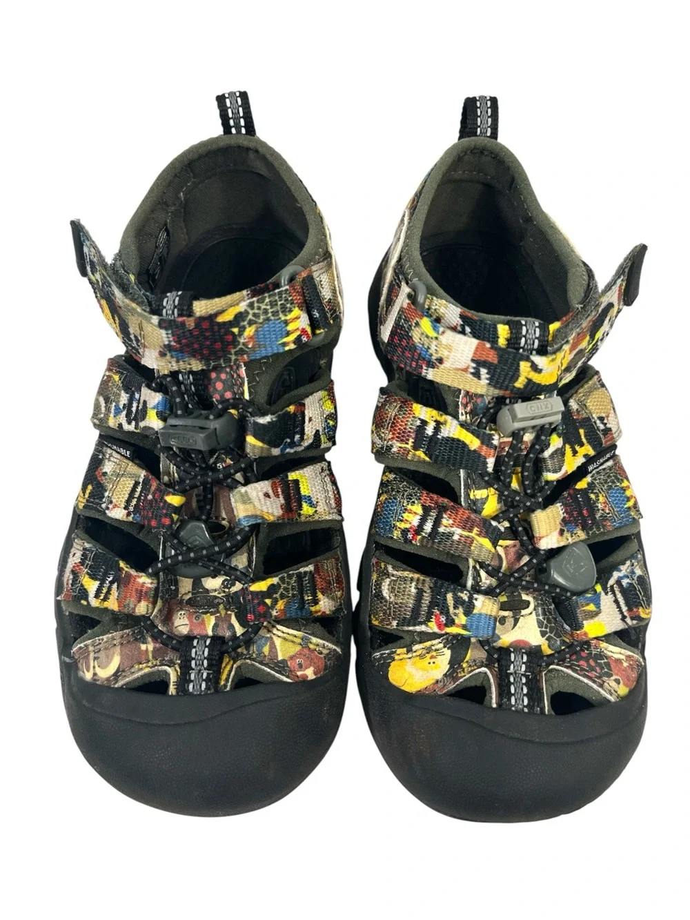 KEEN Kids Newport H2 Washable Sandal Little Kid size 1 in Animals Print